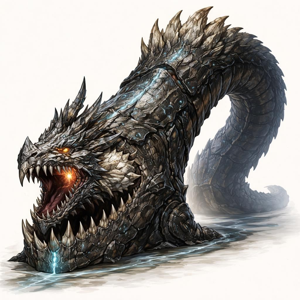 Serrathal, the ironbound maw